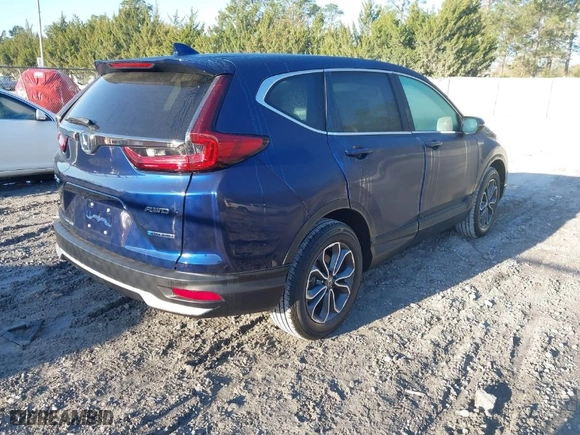 2022 Honda CR-V Hybrid EX-L with VIN 5J6RT6H89NL050200, listed as a IAAI auction lot 41786794 with 4,755 mi miles. Bid and sale history available at carsss.com. Image 4.