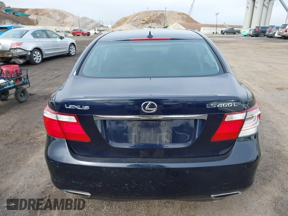 2008 Lexus LS LWB with VIN JTHGL46F785021269, listed as a IAAI auction lot 41882714 with 123,534 mi miles. Bid and sale history available at carsss.com. Image 16.