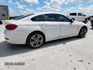 2018 BMW 4 Series 430i xDrive with VIN WBA4J3C57JBG91654, listed as a Copart auction lot 62877135 with 155,583 mi miles and Clean title. Bid and sale history available at DreamBid. Image 3.
