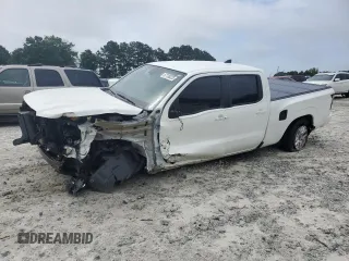 2024 Nissan Frontier SV with VIN 1N6ED1FJ1RN659511, listed as a Copart auction lot 57138225 with 21,933 mi miles and Salvage title. Bid and sale history available at DreamBid. Image 1.