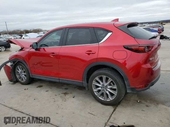 2020 Mazda CX-5 Grand Touring with VIN JM3KFADM7L0797384, listed as a Copart auction lot 44905905 with 41,571 mi miles and Salvage Title. Bid and sale history available at carsss.com. Image 2.