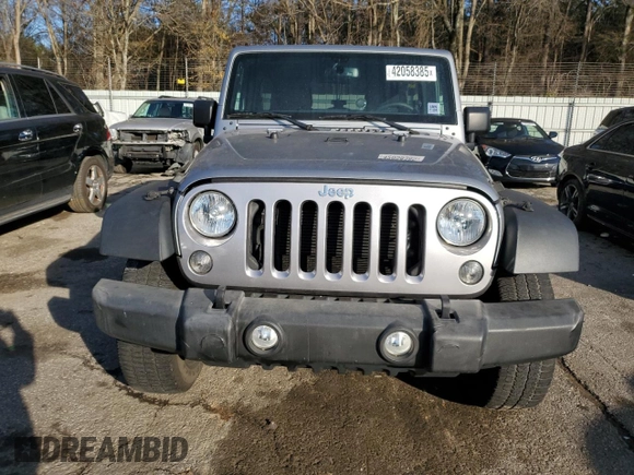 2018 Jeep Wrangler JK Unlimited Sport S with VIN 1C4BJWDG7JL874829, listed as a Copart auction lot 42058385 with 106,295 mi miles and Clean Title. Bid and sale history available at carsss.com. Image 5.