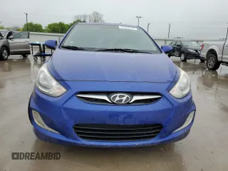 2012 Hyundai Accent GLS with VIN KMHCU4AE9CU098280, listed as a Copart auction lot 51658745 with 166,310 mi miles and Clean Title. Bid and sale history available at carsss.com. Image 5.