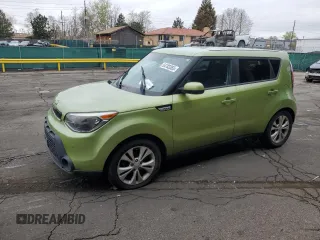 2015 Kia Soul + with VIN KNDJP3A54F7788017, listed as a Copart auction lot 54783365 with 118,106 mi miles and Non Repairable. Bid and sale history available at carsss.com. Image 1.