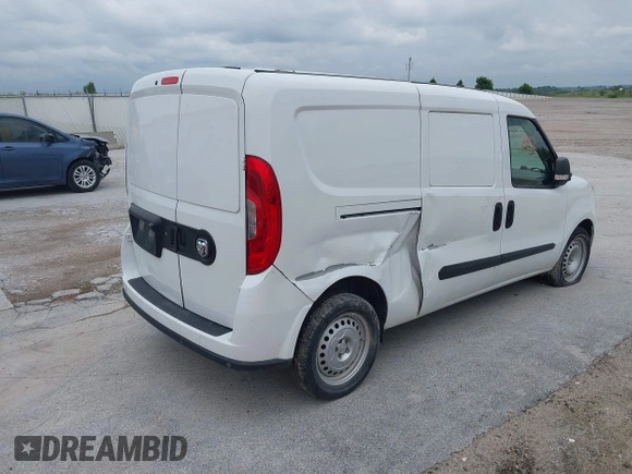 2022 Ram Promaster City Cargo with VIN ZFB636VP9N6V97974, listed as a IAAI auction lot 42502684 with 53,839 mi miles and . Bid and sale history available at DreamBid. Image 4.
