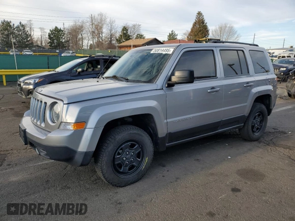 2015 Jeep Patriot Sport with VIN 1C4NJRBB1FD183478, listed as a Copart auction lot 50814495 with 83,497 mi miles and Salvage Title. Bid and sale history available at carsss.com. Image 1.