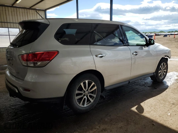 2015 Nissan Pathfinder S with VIN 5N1AR2MM1FC615050, listed as a Copart auction lot 56037175 with 159,145 mi miles and Clean title. Bid and sale history available at DreamBid. Image 3.