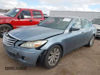 2009 Hyundai Genesis with VIN KMHGC46E59U058705, listed as a IAAI auction lot 41677047 with 115,173 mi miles and . Bid and sale history available at DreamBid. Image 6.
