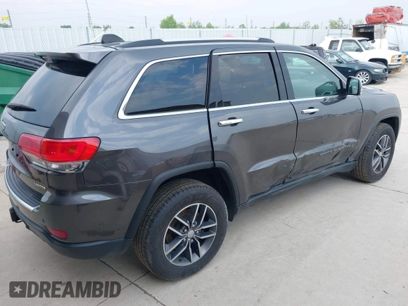 2017 Jeep Grand Cherokee Limited with VIN 1C4RJFBG5HC836740, listed as a IAAI auction lot 42370107 with 107,609 mi miles and . Bid and sale history available at DreamBid. Image 4.
