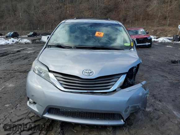 2012 Toyota Sienna XLE with VIN 5TDDK3DC9CS047675, listed as a Copart auction lot 43579335 with 0 mi miles and Clean Title. Bid and sale history available at carsss.com. Image 5.