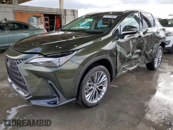2022 Lexus NX with VIN 2T2GGCEZ2NC012307, listed as a Copart auction lot 71171162 with 1,943 mi miles. Bid and sale history available at carsss.com. Image 1.