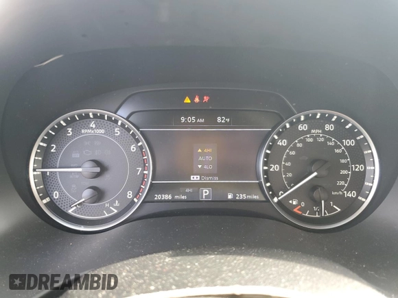 2023 Nissan Armada SL z VIN JN8AY2BDXP9690679, wystawiony jako Copart lot #59863145 z przebiegiem 20 386 mil mil oraz Szkoda całkowita • Salvage title. Historia ofert i sprzedaży dostępna na DreamBid. Obrazek 9.
