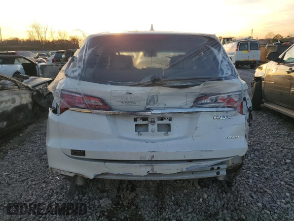 2017 Acura RDX with VIN 5J8TB4H39HL008607, listed as a Copart auction lot 83898234 with 116,685 mi miles and Salvage Title. Bid and sale history available at carsss.com. Image 6.