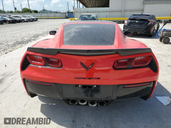 2016 Chevrolet Corvette Z51 2LT with VIN 1G1YK2D79G5111636, listed as a Copart auction lot 66278654 with 55,472 mi miles and Salvage Title. Bid and sale history available at carsss.com. Image 6.