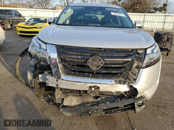 2023 Nissan Pathfinder SL with VIN 5N1DR3CDXPC243701, listed as a Copart auction lot 43455615 with 44,170 mi miles and Salvage title. Bid and sale history available at DreamBid. Image 5.