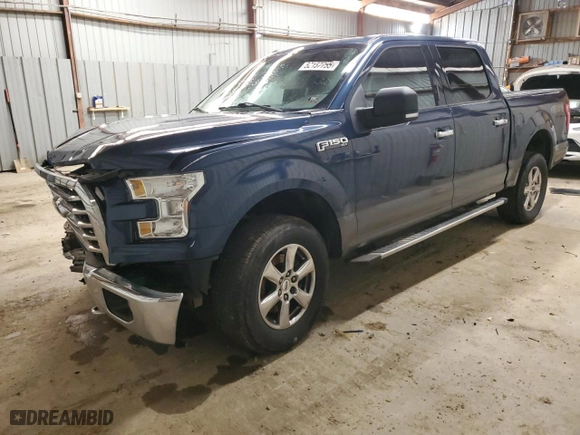 2016 Ford F-150 XLT with VIN 1FTEW1EF9GFA84060, listed as a Copart auction lot 52157755 with 163,177 mi miles and Salvage Title. Bid and sale history available at carsss.com. Image 1.