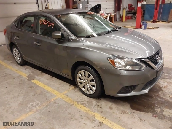 2017 Nissan Sentra SV with VIN 3N1AB7AP5HY294714, listed as a IAAI auction lot 41986909 with 171,932 mi miles. Bid and sale history available at carsss.com. Image 1.