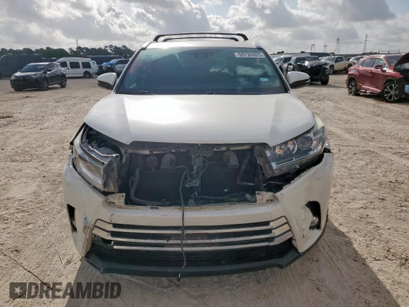 2017 Toyota Highlander Hybrid Limited with VIN 5TDDGRFH6HS036685, listed as a Copart auction lot 59726925 with 18,191 mi miles and Salvage title. Bid and sale history available at DreamBid. Image 5.