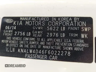 2015 Kia K900 Luxury with VIN KNALW4D46F6022278, listed as a IAAI auction lot 41774850 with 142,837 mi miles. Bid and sale history available at carsss.com. Image 9.