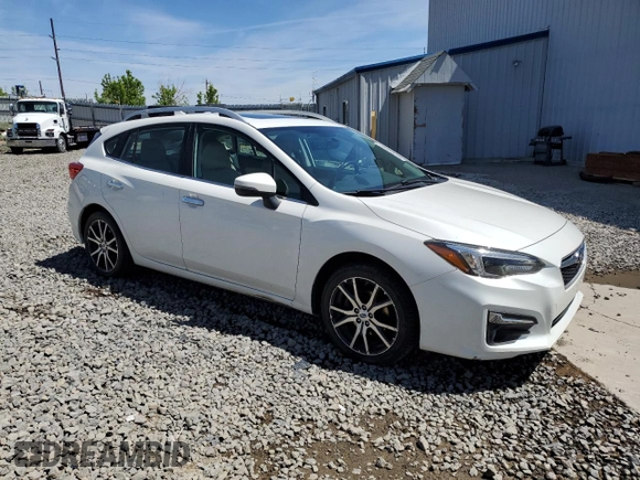 2017 Subaru Impreza Limited with VIN 4S3GTAU66H3708029, listed as a Copart auction lot 56399255 with 77,140 mi miles and Salvage title. Bid and sale history available at DreamBid. Image 4.