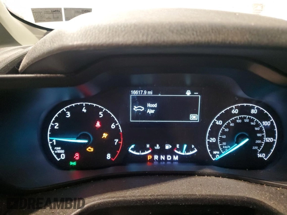 2020 Ford Transit Connect XL with VIN NM0LS7E29L1474972, listed as a Copart auction lot 57693285 with 16,617 mi miles and Salvage title. Bid and sale history available at DreamBid. Image 9.