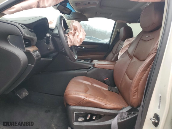 2015 Cadillac Escalade Premium with VIN 1GYS3NKJXFR569889, listed as a Copart auction lot 43554335 with 0 mi miles and Non Repairable. Bid and sale history available at carsss.com. Image 7.