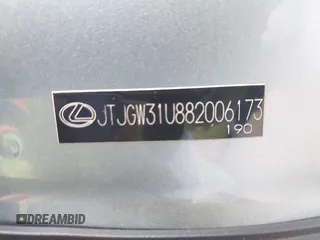 2008 Lexus RX 400h with VIN JTJGW31U882006173, listed as a IAAI auction lot 40350712 with 225,533 mi miles and . Bid and sale history available at DreamBid. Image 9.
