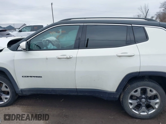 2020 Jeep Compass Limited with VIN 3C4NJDCB8LT209405, listed as a IAAI auction lot 38675190 with 53,381 mi miles and . Bid and sale history available at DreamBid. Image 14.
