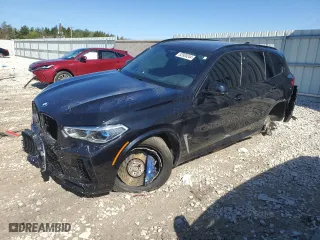 2021 BMW X5 M with VIN 5YMJU0C09M9F22271, listed as a Copart auction lot 52920244 with 28,412 mi miles. Bid and sale history available at carsss.com. Image 1.