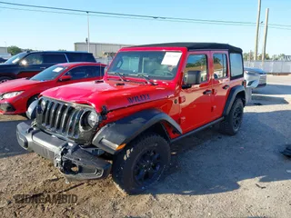 2022 Jeep Wrangler Unlimited Willys with VIN 1C4HJXDN3NW129708, listed as a IAAI auction lot 42025893 with 14,548 mi miles and . Bid and sale history available at DreamBid. Image 17.