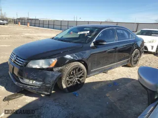 2014 Volkswagen Passat SEL Premium with VIN 1VWCS7A32EC056534, listed as a Copart auction lot 88175315 with 144,362 mi miles and Salvage Title. Bid and sale history available at carsss.com. Image 1.