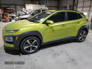 2020 Hyundai Kona Limited z VIN KM8K33A5XLU443910, wystawiony jako Copart lot #49544565 z przebiegiem 80 613 mil mil oraz Szkoda całkowita • Salvage title. Historia ofert i sprzedaży dostępna na DreamBid. Obrazek 1.