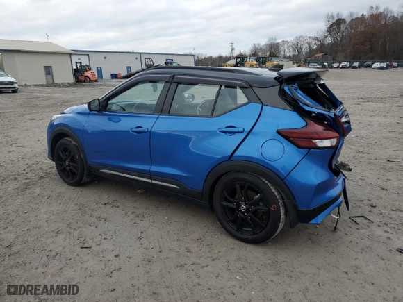 2021 Nissan Kicks SR with VIN 3N1CP5DV9ML478764, listed as a Copart auction lot 84914594 with 46,728 mi miles and Salvage Title. Bid and sale history available at carsss.com. Image 2.