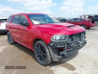 2018 Dodge Durango GT with VIN 1C4RDHDG1JC175732, listed as a IAAI auction lot 42210087 with 114,237 mi miles and . Bid and sale history available at DreamBid. Image 1.