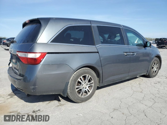 2011 Honda Odyssey EX-L with VIN 5FNRL5H69BB047150, listed as a Copart auction lot 52421595 with 198,233 mi miles and Clean Title. Bid and sale history available at DreamBid. Image 3.