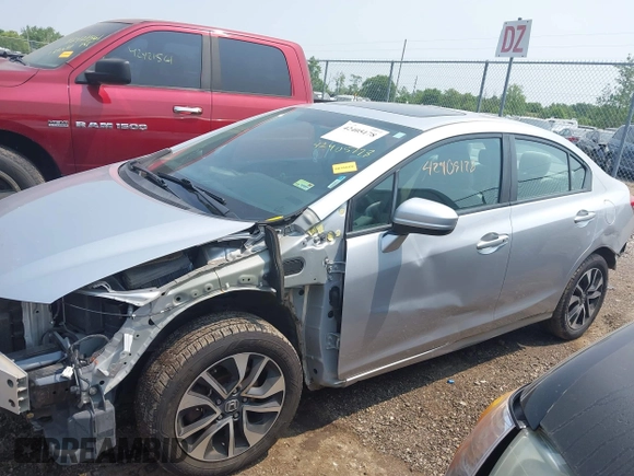2015 Honda Civic EX z VIN 19XFB2F84FE109199, wystawiony jako IAAI lot #42405178 z przebiegiem 135 245 mil mil oraz . Historia ofert i sprzedaży dostępna na DreamBid. Obrazek 15.