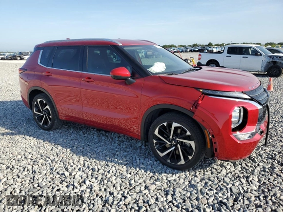 2022 Mitsubishi Outlander SEL z VIN JA4J3VA84NZ073298, wystawiony jako Copart lot #57553585 z przebiegiem 31 847 mil mil oraz Szkoda całkowita • Salvage title. Historia ofert i sprzedaży dostępna na DreamBid. Obrazek 4.