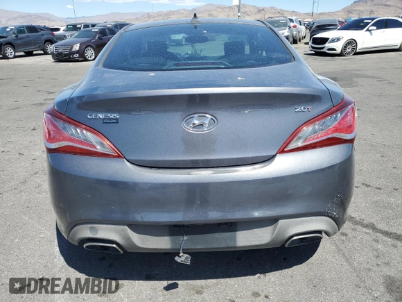 2014 Hyundai Genesis Coupe 2.0T with VIN KMHHT6KD2EU121329, listed as a Copart auction lot 55333915 with 78,438 mi miles and Salvage title. Bid and sale history available at DreamBid. Image 6.