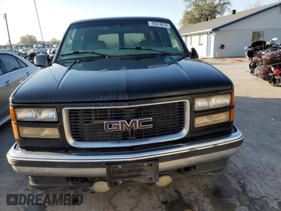 1997 GMC Yukon with VIN 1GKEK13R4VJ752757, listed as a Copart auction lot 75574214 with 251,193 mi miles and Clean Title. Bid and sale history available at carsss.com. Image 5.
