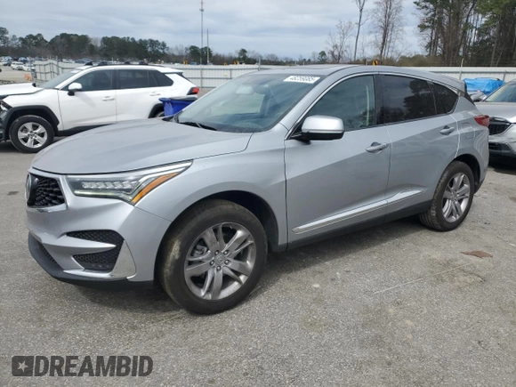 2020 Acura RDX Advance with VIN 5J8TC2H73LL021463, listed as a Copart auction lot 48259085 with 96,159 mi miles and Salvage title. Bid and sale history available at DreamBid. Image 1.