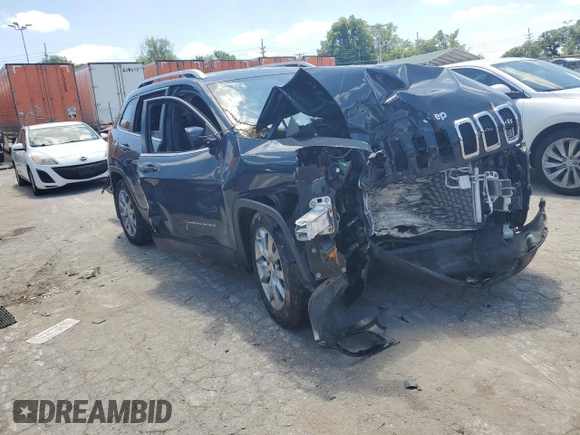 2018 Jeep Cherokee Limited z VIN 1C4PJMDB9JD599473, wystawiony jako Copart lot #63314894 z przebiegiem Nie podano mil oraz Szkoda całkowita • Salvage title. Historia ofert i sprzedaży dostępna na DreamBid. Obrazek 4.