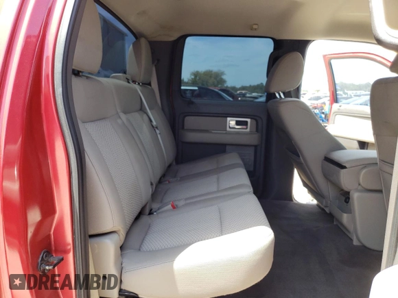 2010 Ford F-150 XL with VIN 1FTFW1EV6AFB25487, listed as a Copart auction lot 55269255 with 206,382 mi miles and Salvage Title. Bid and sale history available at DreamBid. Image 10.
