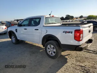 2024 Ford Ranger XL with VIN 1FTER4PH3RLE15405, listed as a Copart auction lot 72255124 with 3,994 mi miles and Salvage Title. Bid and sale history available at carsss.com. Image 2.