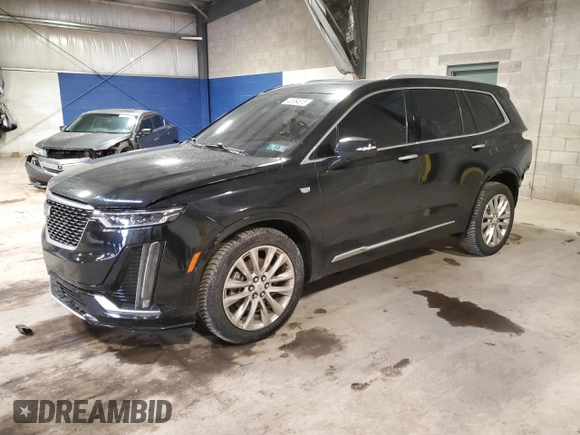 2020 Cadillac XT6 AWD Premium Luxury with VIN 1GYKPDRS4LZ101407, listed as a Copart auction lot 43554815 with 41,263 mi miles and Salvage title. Bid and sale history available at DreamBid. Image 1.