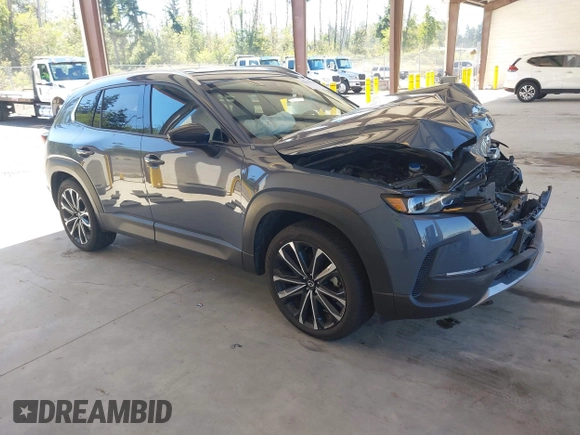 2023 Mazda CX-50 Premium Plus with VIN 7MMVABEY8PN100311, listed as a IAAI auction lot 42626276 with 40,242 mi miles and . Bid and sale history available at DreamBid. Image 1.