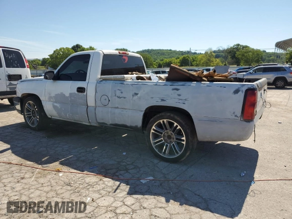 2003 Chevrolet Silverado 1500 Work Truck z VIN 1GCEC14X45Z194724, wystawiony jako Copart lot #64786374 z przebiegiem Nie podano mil oraz Szkoda całkowita • Salvage title. Historia ofert i sprzedaży dostępna na DreamBid. Obrazek 2.