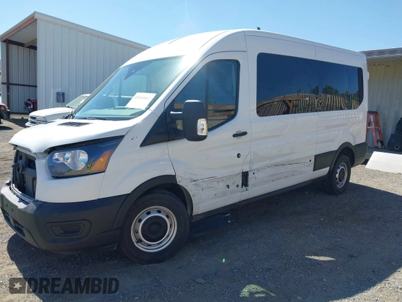 2023 Ford Transit Passenger XL with VIN 1FBAX2C88PKC01760, listed as a IAAI auction lot 42161687 with 15,680 mi miles and . Bid and sale history available at DreamBid. Image 17.