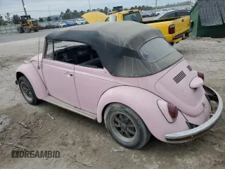 1968 Volkswagen Beetle with VIN 158471748, listed as a Copart auction lot 74748374 with Not Provided miles and Salvage Title. Bid and sale history available at DreamBid. Image 2.