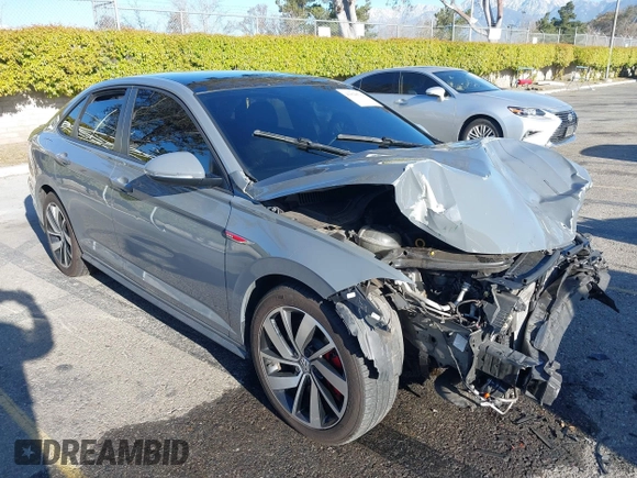 2020 Volkswagen Jetta GLI S with VIN 3VW6T7BU2LM057731, listed as a IAAI auction lot 41820784 with Not Provided miles and . Bid and sale history available at DreamBid. Image 1.