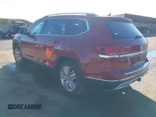 2018 Volkswagen Atlas SEL Premium with VIN 1V2NR2CAXJC532205, listed as a IAAI auction lot 41598269 with 122,975 mi miles and . Bid and sale history available at DreamBid. Image 3.
